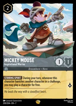 Mickey Mouse - Inspirational Warrior — Normal