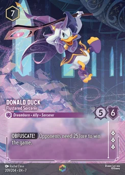 Donald Duck - Flustered Sorcerer — Holofoil