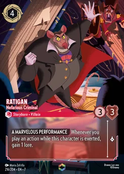 Ratigan - Nefarious Criminal — Holofoil
