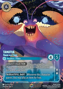 Tamatoa - Happy as a Clam — Holofoil