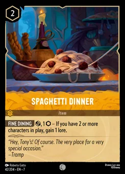Spaghetti Dinner — Normal