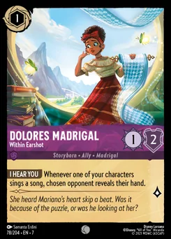 Dolores Madrigal - Within Earshot — Normal