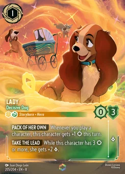 Lady - Decisive Dog — Holofoil