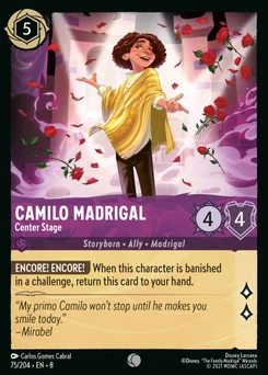 Camilo Madrigal - Center Stage — Normal