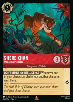 Shere Khan - Menacing Predator — Normal