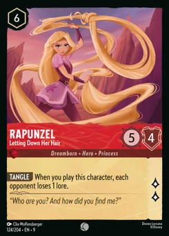 Rapunzel - Letting Down Her Hair — Normal