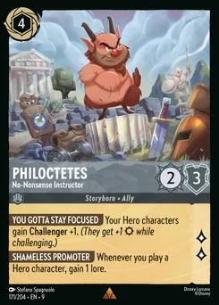 Philoctetes - No-Nonsense Instructor — Normal