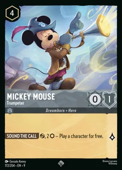 Mickey Mouse - Trumpeter — Normal