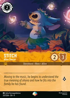 Stitch - Alien Dancer — Holofoil