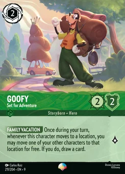 Goofy - Set for Adventure — Holofoil