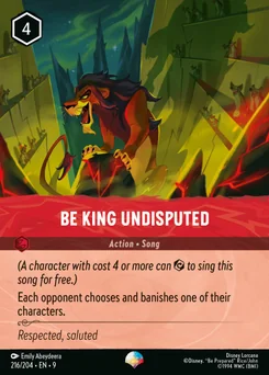 Be King Undisputed — Holofoil