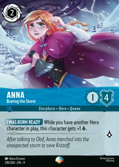 Anna - Braving the Storm — Holofoil