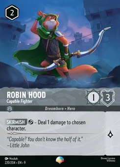 Robin Hood - Capable Fighter — Holofoil