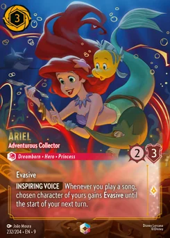 Ariel - Adventurous Collector — Holofoil