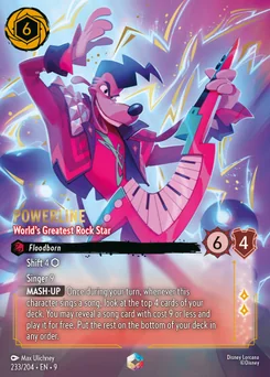 Powerline - World's Greatest Rock Star — Holofoil