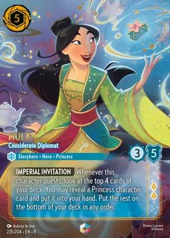 Mulan - Considerate Diplomat — Holofoil