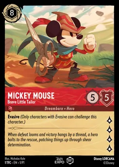 Mickey Mouse - Brave Little Tailor — Extended Art Holofoil