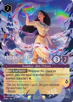 Pocahontas - Following the Wind — Holofoil