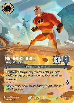 Mr. Incredible - Taking Out the Trash — Holofoil