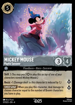 Mickey Mouse - Playful Sorcerer — Holofoil