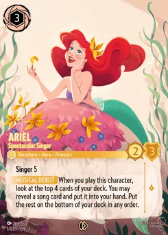 Ariel - Spectacular Singer — Holofoil