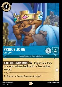 Prince John - Gold Lover — Cold Foil