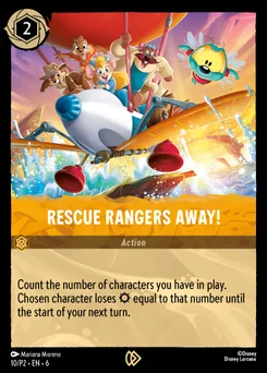 Rescue Rangers Away! — Cold Foil