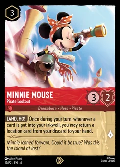 Minnie Mouse - Pirate Lookout — Cold Foil