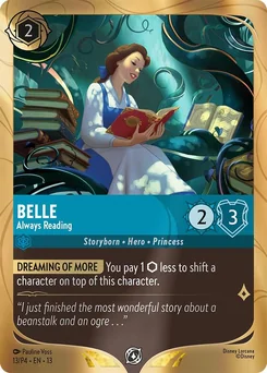 Belle - Always Reading — Holofoil