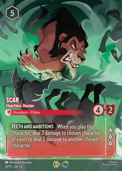 Scar - Heartless Hunter — Holofoil