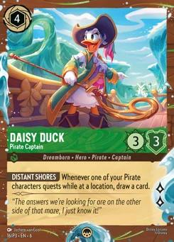 Daisy Duck - Pirate Captain — Holofoil
