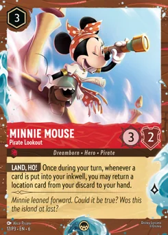Minnie Mouse - Pirate Lookout — Holofoil
