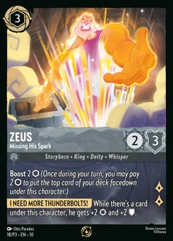 Zeus - Missing His Spark — Cold Foil