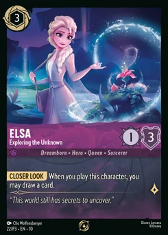 Elsa - Exploring the Unknown — Cold Foil