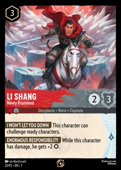 Li Shang - Newly Promoted — Cold Foil