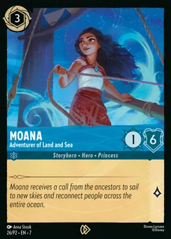 Moana - Adventurer of Land and Sea — Cold Foil