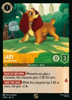 Lady - Decisive Dog — Cold Foil