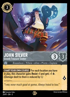 John Silver - Greedy Treasure Seeker — Cold Foil