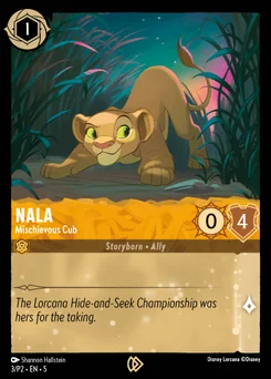 Nala - Mischievous Cub — Cold Foil
