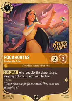 Pocahontas - Guiding the Tribe — Holofoil