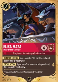 Elisa Maza - Transformed Gargoyle — Holofoil