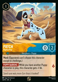 Patch - Playful Pup — Cold Foil