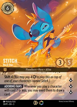 Stitch - Rock Star — Holofoil
