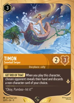 Timon - Snowball Swiper — Holofoil