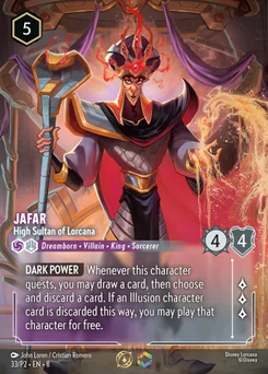 Jafar - High Sultan of Lorcana — Holofoil