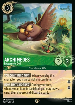 Archimedes - Resourceful Owl — Holofoil