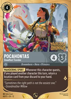 Pocahontas - Steadfast Traveler — Holofoil