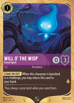 Will o' the Wisp - Forest Spirit — Holofoil
