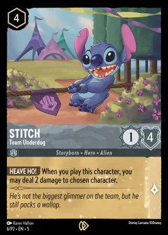 Stitch - Team Underdog — Cold Foil