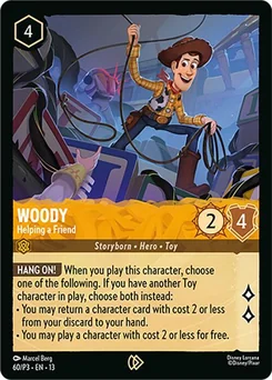 Woody - Helping a Friend — Holofoil